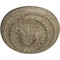 Ekena Millwork Saverne Ceiling Medallion, Hand-Painted Gobi Desert Crackle, 18 1/2"W x 13 1/2"H x 1 7/8"P CM18SAGDC - alternate 3